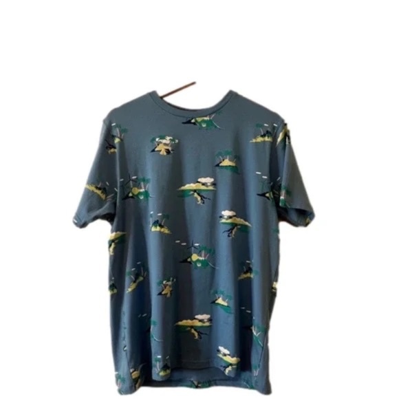 Free Planet Medium “Dino Island” Cotton Shirt - Picture 1 of 5